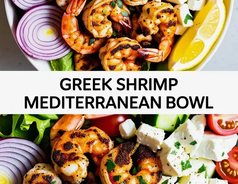 Greek Shrimp Mediterranean Bowl – Quick Healthy Dinner in 20 Minutes