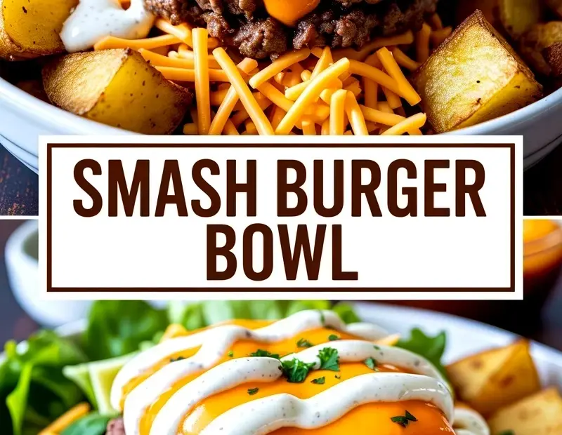 Don't Overlook This Smash Burger Bowl Topping for Best Flavor 🧀