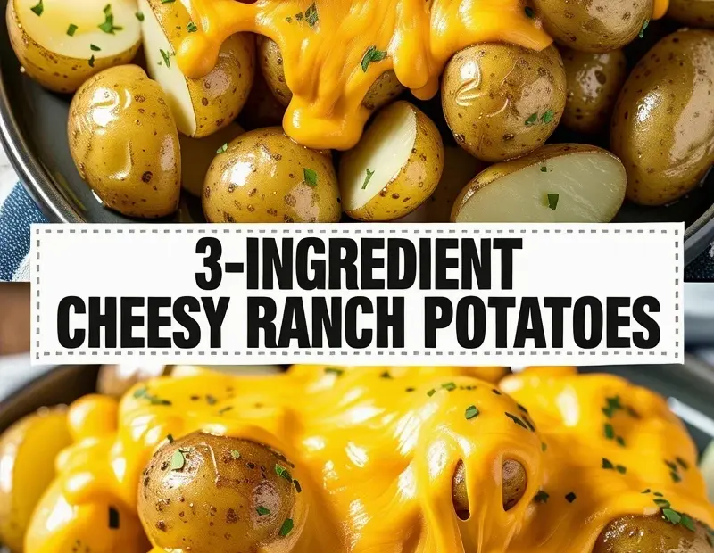 Game Day Cheesy Ranch Potatoes – Easy One Pot Side Dish