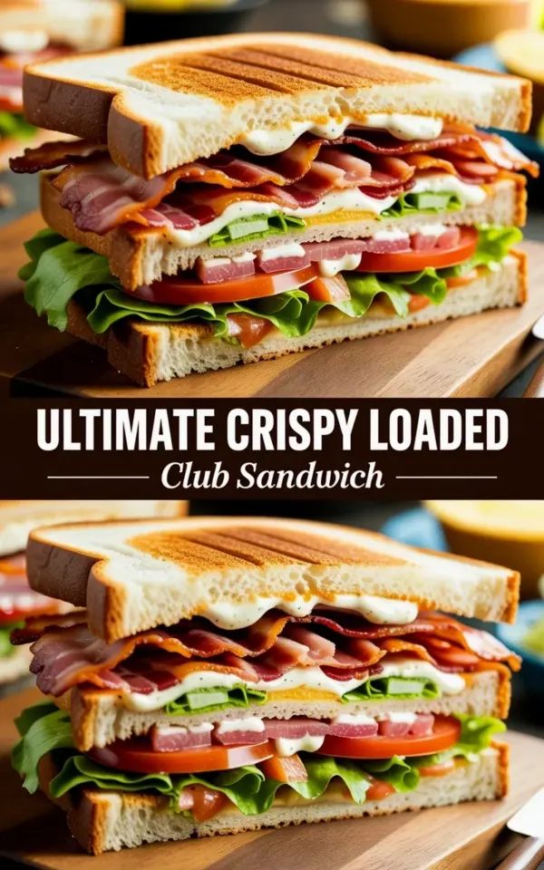 Budget-Friendly Loaded Club Sandwich Recipe | Crispy Grilled Bread & Bacon