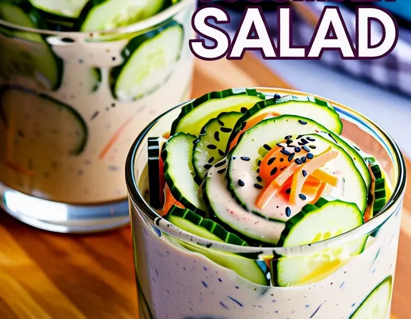 Creamy Asian Cucumber Salad – the Viral Before & After Your Veggies Need